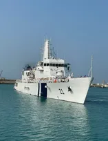 ورود ناو گارد ساحلی هند به بندر چابهار