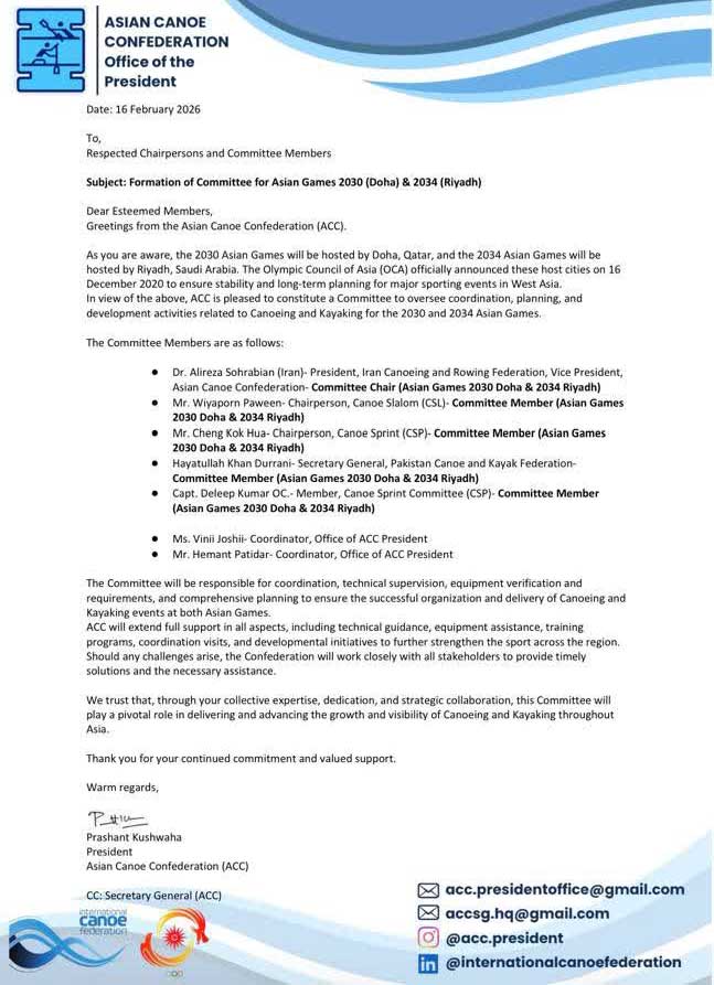 سهرابیان مدیر هدایت رویدادهای قایقرانی دو دوره پیاپی بازی‌های آسیایی شد