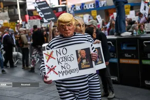 تظاهرات ضد ترامپ &laquo;بدون پادشاه&raquo; در سراسر آمریکا