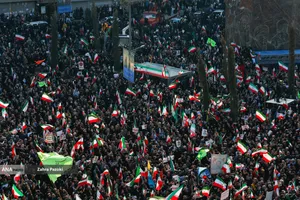 فریاد مردم تهران در محکومیت اقدامات تروریستی اغتشاشگران