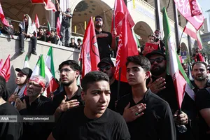 مراسم وداع با رهبر شهید انقلاب حضرت آیت الله سیدعلی خامنه&zwnj;ای (ره) و خانواده ایشان