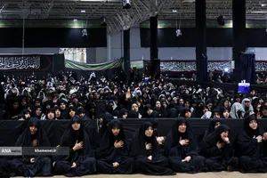 عزاداری هیئت&zwnj;های دانشجویی به مناسبت اربعین حسینی در جوار محل شهادت رهبر شهید انقلاب