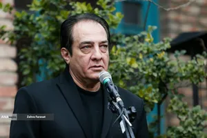 ایرج نوذری در تشییع پیکر منوچهر والی زاده