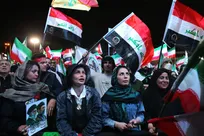 اجتماع مردمی در حمایت از رزمندگان اسلام - میدان انقلاب