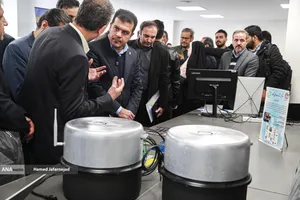 مراسم افتتاح برج فناوری و نوآوری ایثار و شاهد با حضور حسین افشین معاون علمی، فناوری و اقتصاد دانش&zwnj;بنیان رئیس جمهور و سعید اوحدی رئیس بنیاد شهید و امور ایثارگران