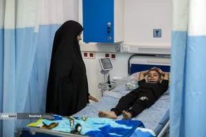 خدمت&zwnj;رسانی بیمارستان سیار برکت در عمود ۹۸۹ طریق الحسین