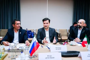 دیدار محمد نظیفی مدیرعامل بورس انرژی ایران با ایگور آرتِمیِف، مدیرعامل بورس بین&zwnj;المللی سن&zwnj;پترزبورگ