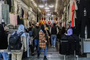 بازار خرید عید نوروز در تهران - پوشاک
