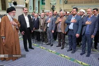 دیدار شاعران و اهالی فرهنگ و ادب فارسی با رهبر انقلاب