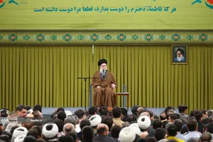 دیدار هزاران نفر از مداحان و ستایشگران اهل بیت(ع) با رهبر معظم انقلاب