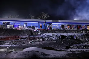 برخورد مرگبار دو قطار در یونان