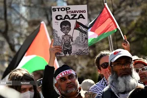 راهپیمایی مردم شهرهای استرالیا در حمایت از غزه