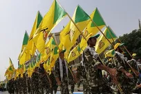 حضور الحمیداوی در راهپیمایی کربلا پس از اعلام جایزه ۱۰ میلیون دلاری آمریکا