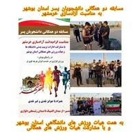 طنین پیام اقتدار و مقاومت در سواحل خلیج فارس/ همایش دوی همگانی دانشجویان استان بوشهر برپا شد