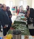 آغاز کار نمایشگاه صنایع خلاق و هنر‌های دستی در دانشگاه آزاد ورامین