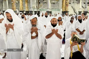 حجاج بیت الله الحرام در مسجد الحرام