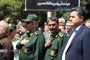 تشییع پیکر مطهر شهید سید مصطفی میر غفاری