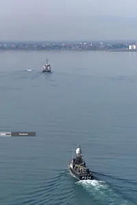 ورود شناور نیروی دریایی روسیه به رزمایش مرکب امداد و نجات دریای خزر ۲۰۲۵