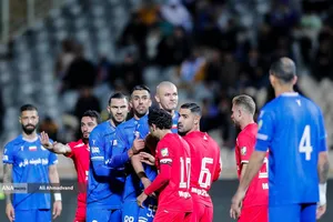 دیدارتیم های  استقلال و نساجی مازندران در هفته بیستم لیگ برتر فوتبال