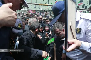 تشییع و تدفین پیکر مطهر بسیجی شهید حسین یوسفخانی
