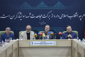 نشست خبری یعقوب سلیمانی معاون فرهنگی و آموزشی بنیاد شهید و امور ایثارگران