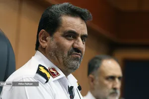 نشست خبری سردار موسوی پور رئیس پلیس راهور تهران بزرگ