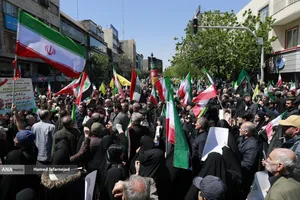 مراسم چهلمین روز شهادت حضرت آیت الله خامنه ای رهبر شهید انقلاب