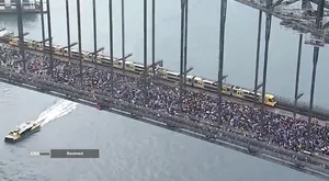 تظاهرات بی&zwnj;سابقه بیش از300 هزار نفری حامیان فلسطین در سیدنی استرالیا