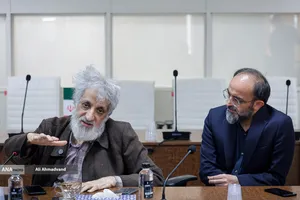 ابراهیم فیاض استاد دانشگاه تهران و حبیب رحیم&zwnj;پور پژوهشگر فلسفه
