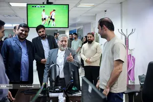 بازدید بیژن رنجبر رییس دانشگاه آزاد اسلامی از گروه ورزشی خبرگزاری آنا
