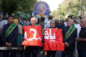 مراسم تشییع پیکر استاد فقید محمود فرشچیان