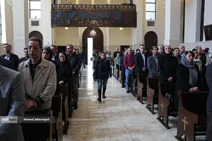 مراسم چهلم شهادت حضرت آیت الله امام سید علی خامنه&zwnj;ای در کلیسای سرکیس مقدس