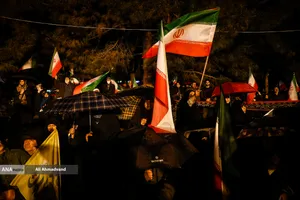 اجتماع مردمی در حمایت از رزمندگان اسلام - میدان شهید طهرانی&zwnj;مقدم
