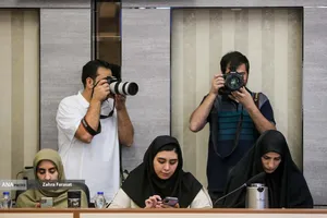 کنفرانس مطبوعاتی رئیس دانشگاه تهران