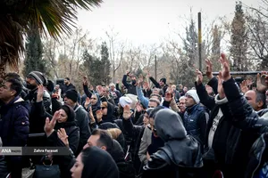 مراسم تشییع پیکر &laquo;رضا رویگری&raquo;