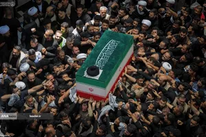 تشییع پیکر مطهر امام شهید در نجف اشرف