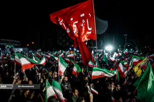 اجتماع مردمی در حمایت از رزمندگان اسلام - میدان ولیعصر (عج)