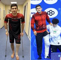 قهرمان اروپا و نایب قهرمان جهان ۶ ماه از کشتی دور شد