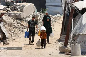 تشنگی زیر آوار و محاصره در غزه