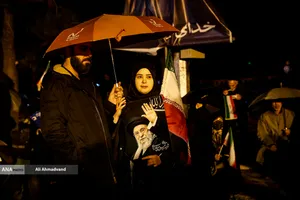 اجتماع مردمی در حمایت از رزمندگان اسلام - میدان شهید طهرانی&zwnj;مقدم
