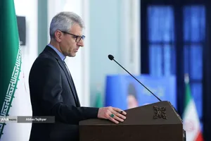 نشست خبری اسماعیل بقایی سخنگوی جدید وزارت امور خارجه