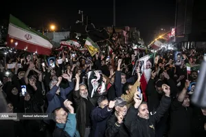 دومین شب عزاداری در سوگ رهبر شهید انقلاب - خیابان نبرد