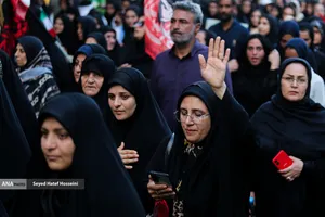 پیاده روی جاماندگان اربعین در ساری