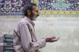 حرم مطهر رضوی در شب رحلت پیامبر اکرم و شهادت امام حسن مجتبی(ع)
