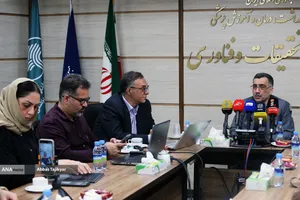 نشست خبری افشین آخوندزاده معاون تحقیقات و فناوری وزارت بهداشت