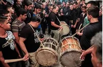 هنر در مسیر جاماندگان اربعین؛ از خوشنویسی تا تعزیه و دمام‌نوازی