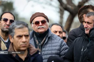 مراسم تشییع پیکر &laquo;رضا رویگری&raquo;