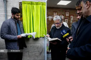 رونمایی از یادمان شهدای جنگ رمضان در مجتمع شهید صدرزاده دانشگاه آزاد