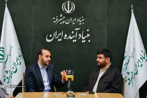 محمدمهدی خیرجو، مدیرعامل خبرگزاری آنا و حامد ملک&zwnj;زاده، مدیرعامل بنیاد آینده ایران