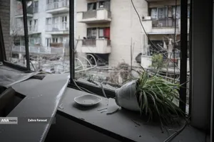 آثار تجاوز هوایی آمریکایی _ صهیونیستی به اماکن مسکونی